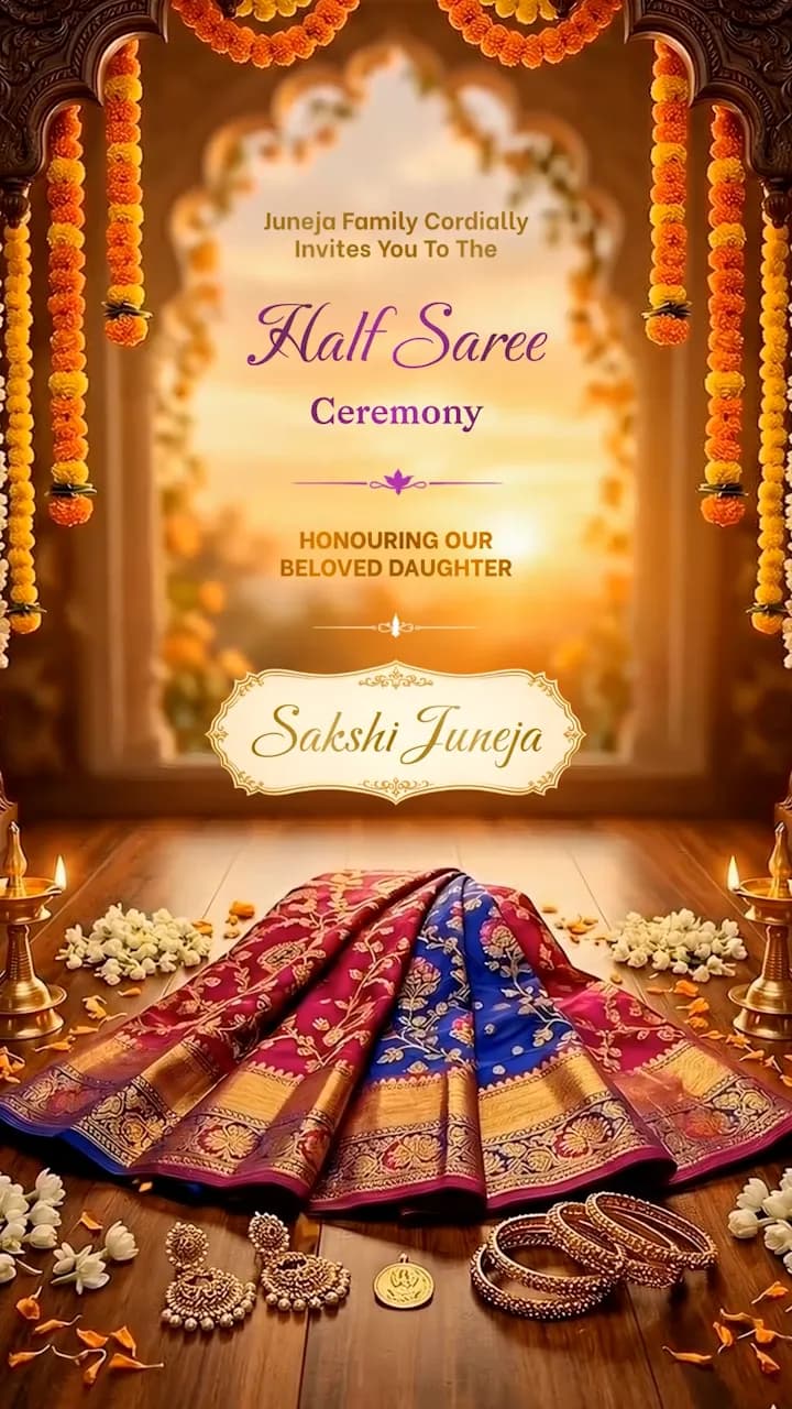 IM210 | Half Saree Ceremony