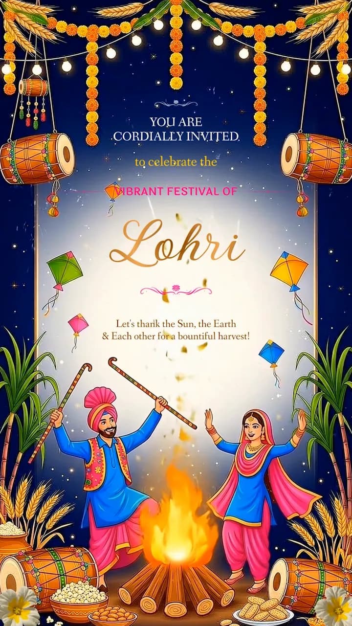 IM221 | Lohri Invitation