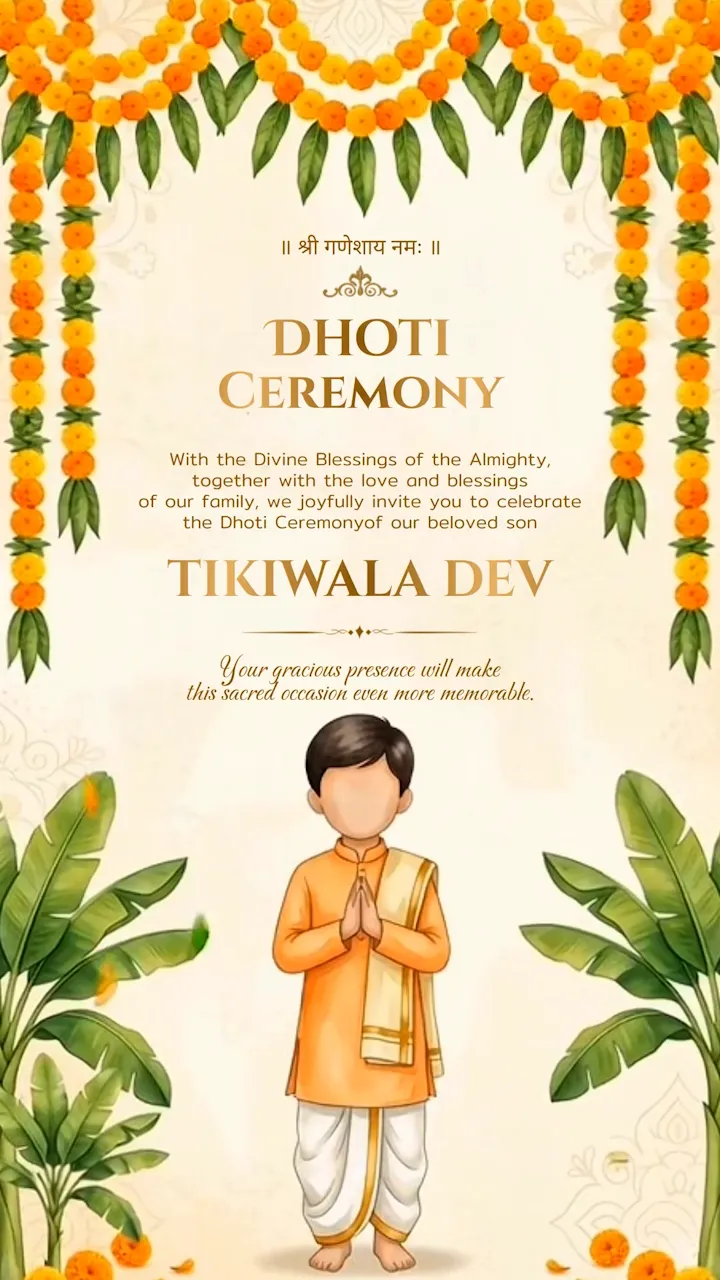 IM224 | Dhoti Ceremony