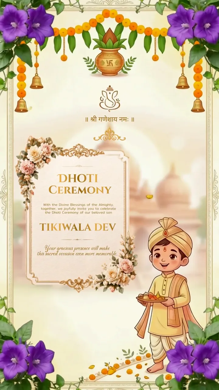 IM225 | Dhoti Ceremony