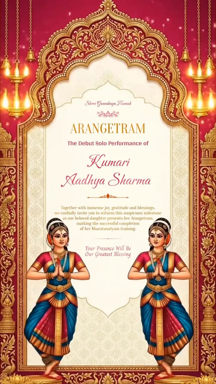 IM223 | Arangetram Invitation