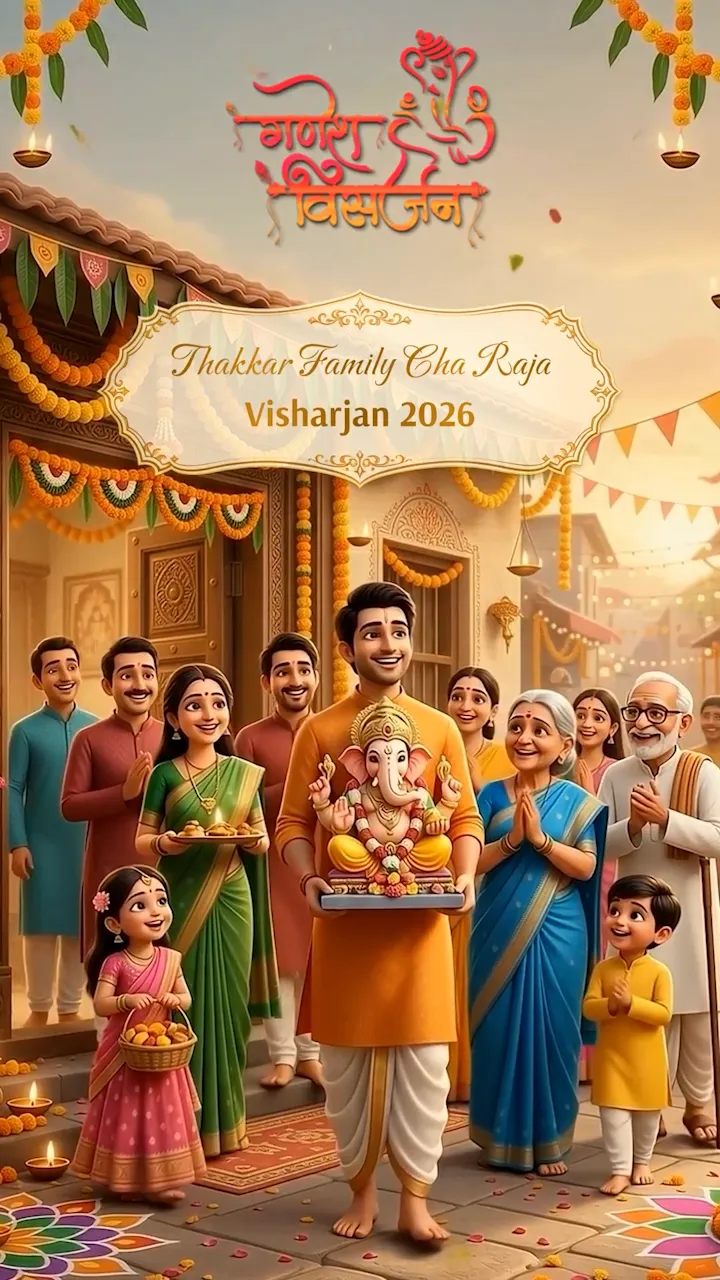 IM231 | Bappa Visarjan Invitation