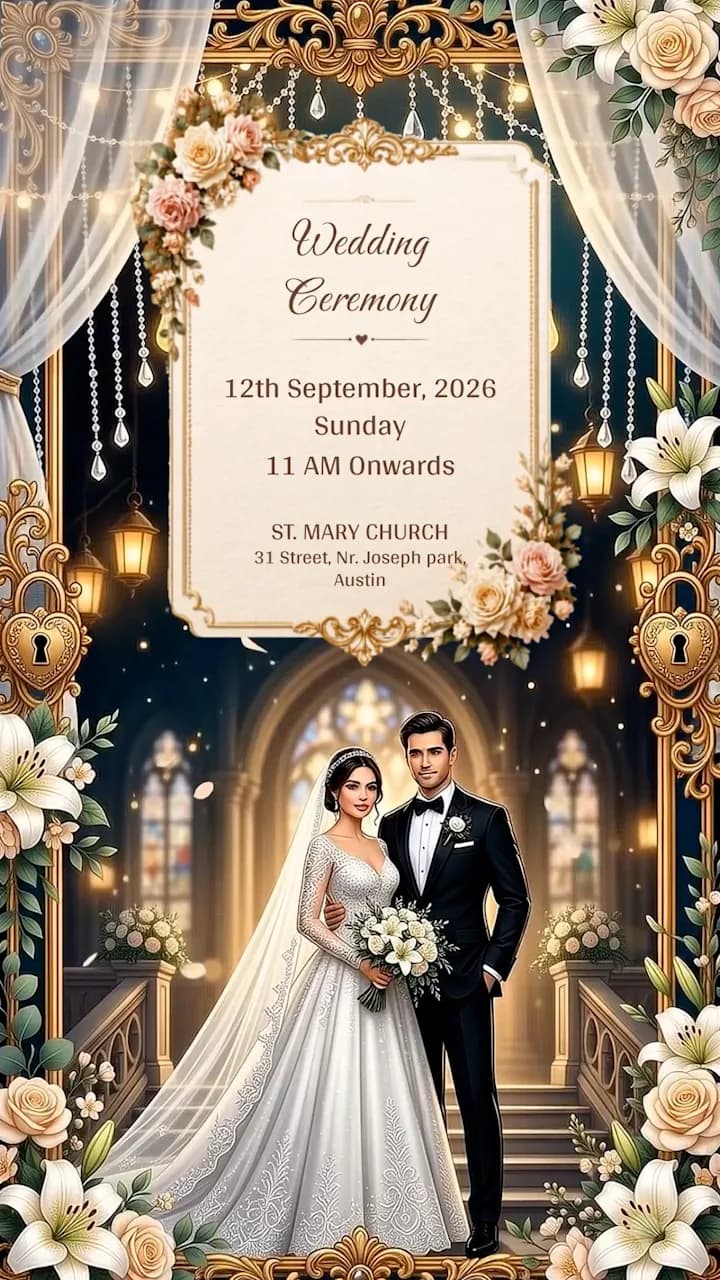 IM236 | Christian Wedding Invitation