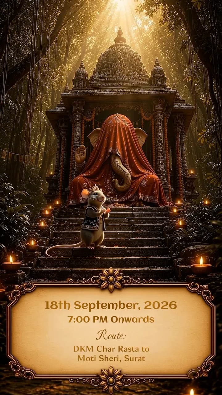 IM240 | Bappa Aagman Invitation
