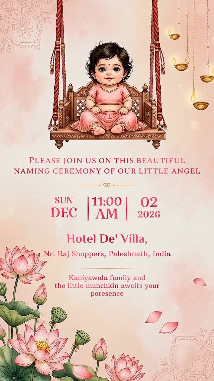 IM249 | Naming Ceremony Invitation